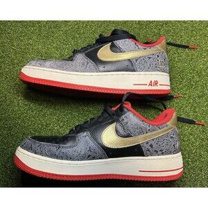 Nike Air Force 1 '07 LX Spades DJ5184-001 Men’s Black Shoe Size 9 Kings & Queens